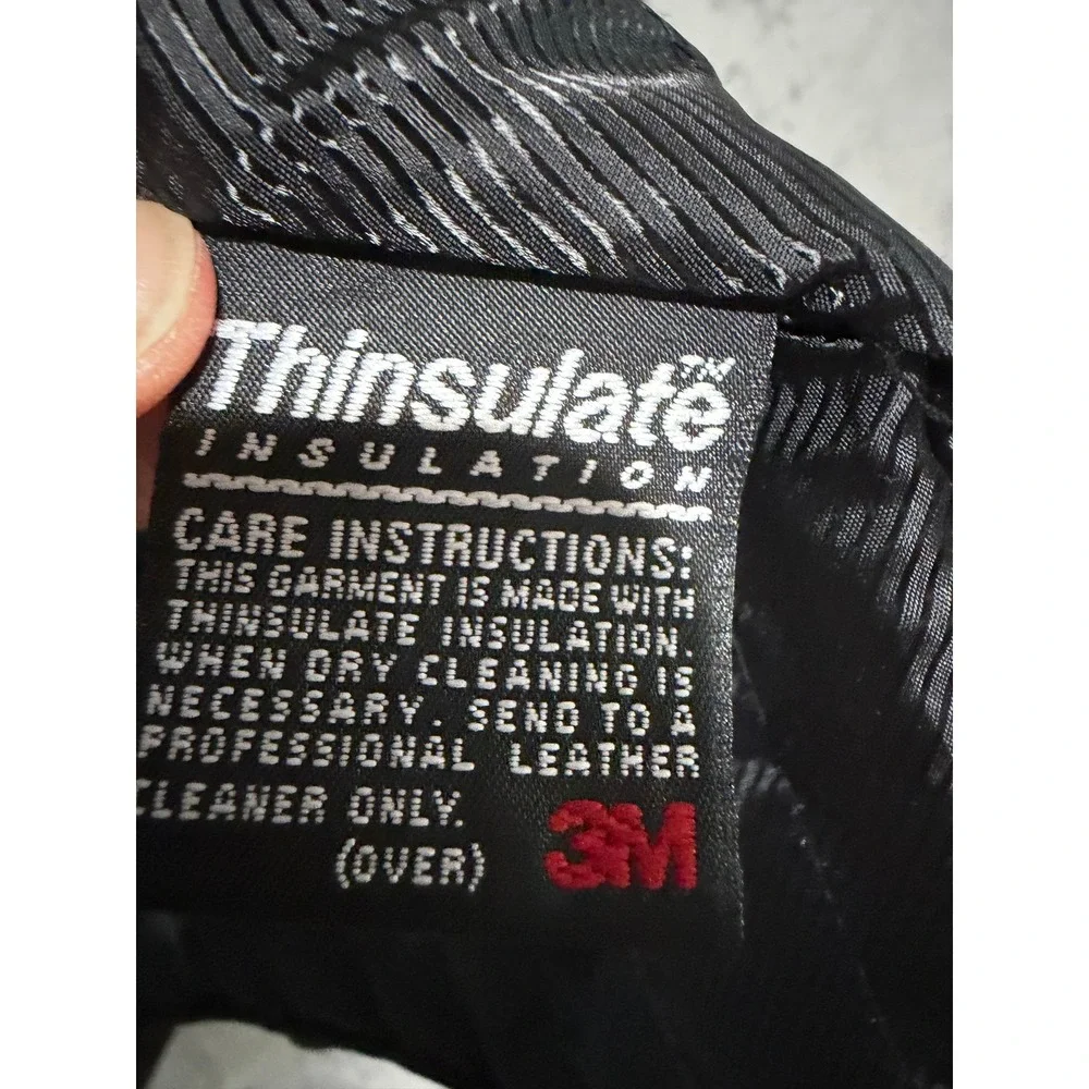 Wilson's Leather Men's Car Coat 2X Black Buttons Thinsulate Mid Length READ!